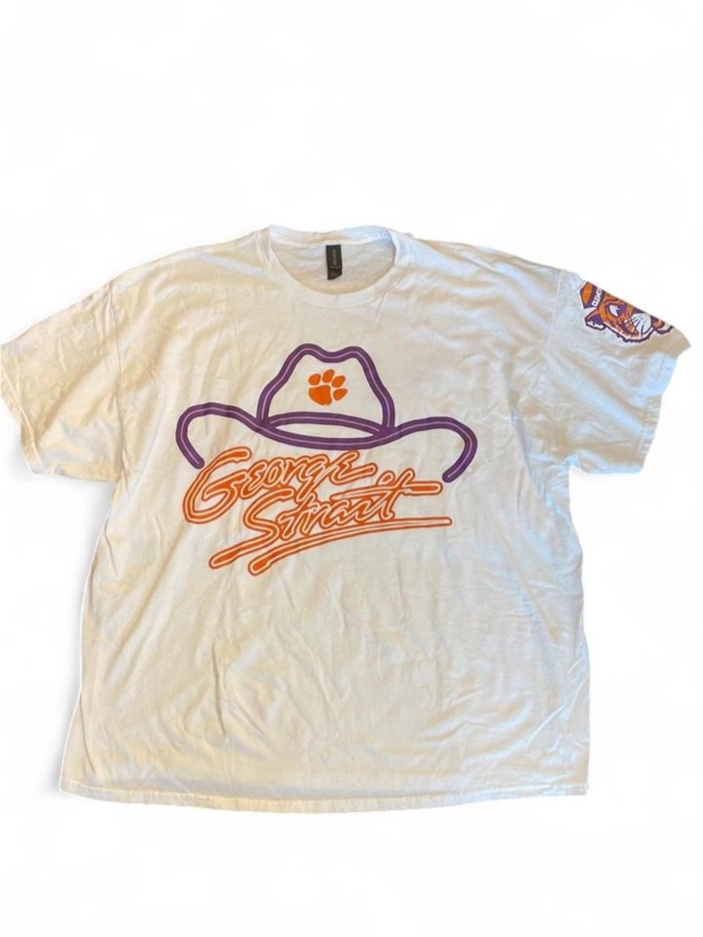George Strait with Cody Johnson in Death Valley Clemson Tigers 2026 concert tee